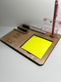 Porta notas multifuncional en MDF enchapado 3mm -22 cm x 16 cm (C75601)