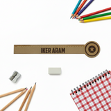 Regla en MDF 3 mm color natural con grabado - 30 cm (A11151)