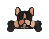 Portallaves con figura de perrito en MDF - 30 cm X 22.3 cm (A16889)