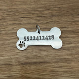 Grabado sobre dije de acero inoxidable  (C70883)