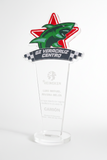 Reconocimiento en acrilico transparente 6 mm con vinil impreso - 10 cm x 18 cm (A17009)