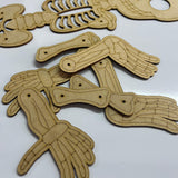 Esqueleto en MDF 3 mm color natural - 70 cm x 120 cm (C 74658)