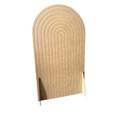 Mampara en MDF 3 mm con relieves y triangulos como soportes - 100 cm x 180cm (C73130)
