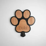 Perchero para correa en MDF 6 mm con relieves - 26.7 cm x 29.5 cm (A16885)