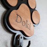 Perchero para correa en MDF 6 mm con relieves - 26.7 cm x 29.5 cm (A16885)