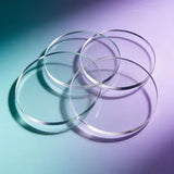 25 circulos en acrílico transparente 3 mm  - 5 cm (C75743)
