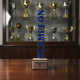 Trofeo en acrílico y MDF 3mm -6 cm x 20cm (C