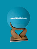 Reconocimiento en acrílico transparente con MDF 3 mm - 15 cm x 21 cm (C75291)