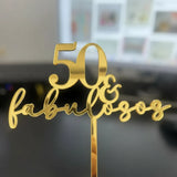 Cake topper Fabulosos 18 cm x 18 cm (C76415)
