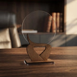Reconocimiento en acrílico transparente con MDF 3 mm - 15 cm x 21 cm (C75291)