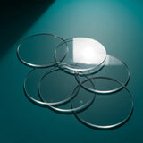 25 circulos en acrilico transparente 3 mm - 8 cm (C75745)