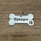 Grabado sobre dije de acero inoxidable  (C70883)