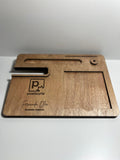 Porta notas multifuncional en MDF enchapado 3mm -22 cm x 16 cm (C75601)