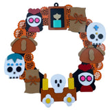 Corona De Día De Muertos - 40 Cm De Diametro (13506)