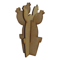 Figura De Cactus Con Base - 17 Cm De Alto