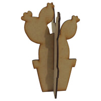 Figura De Cactus Con Base - 17 Cm De Alto