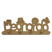 Perchero Con Tematica Playera Personalizado Con Nombre