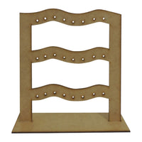Porta Aretes Rectangular Curvo