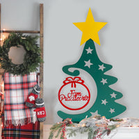 Pino decorativo navideño con esfera personalizada - 1 M de alto (13693)