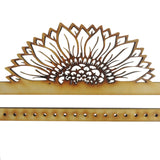Porta Aretes Con Decoracíon De Girasol Detallado Personalizado