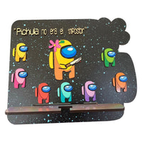 Porta Tablet Amung Us Personalizable Doble Vista