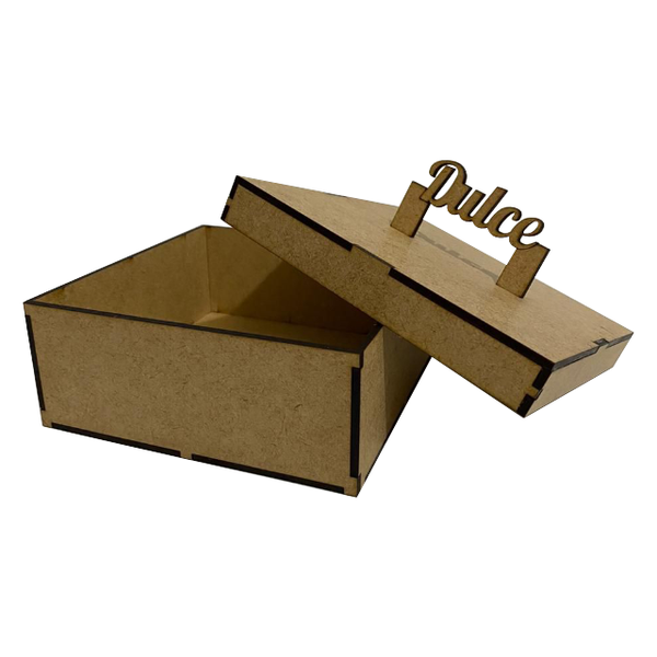 Caja Decorativa Con Tapa Y Nombre Parado – practicorte