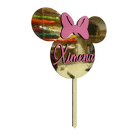 Cake Topper Minnie Mouse Personalizado - 20 Cm (14234)
