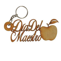 Llavero Personalizado Para El Día Del Maestro - 3 Cm De Alto