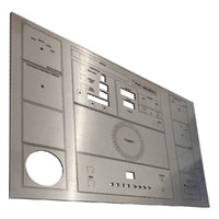 Grabado personalizado sobre MDF con vinil plateado