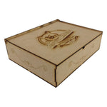 Caja Abatible Organizadora Con Grabado Personalizado