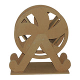 Porta botellas con forma de rueda de la fortuna mdf 12mm- 46x46 cm (4638)