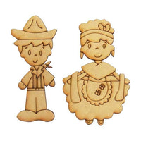 Figura De Baile Folklorico Mexicano Jarocho - 13 Cm De Alto