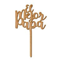Cake Topper Para El Día Del Padre Personalizado - 20 Cm De Alto (6925)