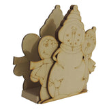 Paquete de 4 servilleteros navideños mdf 3mm- 17x18 cm (7737)