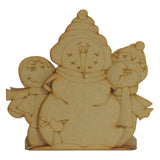 Paquete de 4 servilleteros navideños mdf 3mm- 17x18 cm (7737)