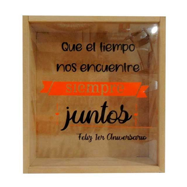 Alcancia Con Frase Personalizable- 21x23cm (10146)