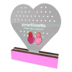 Organizador De Aretes De Acrilico En Forma De Corazón Personalizado