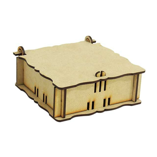 Caja Con Tapa Abatible Armable