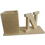 Lapicera Para Escritorio Con Inicial Personalizado