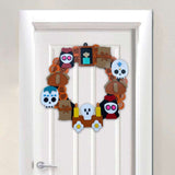 Corona De Día De Muertos - 40 Cm De Diametro (13506)