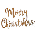 Letrero Merry Christmas mdf 3mm- 70x40 cm (8699)