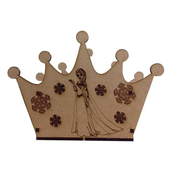 Dulcero De Frozen Con Forma De Corona