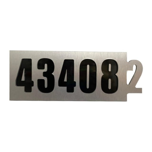 Números Residenciales Para Exterior De Aluminio Compuesto Personalizado
