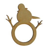 Paquete de anillos para servilletas de figuras navideñas mdf 6mm-9 cm (9469)