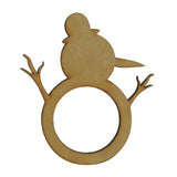 Paquete de anillos para servilletas de figuras navideñas mdf 6mm-9 cm (9469)