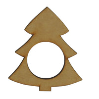 Paquete de anillos para servilletas de figuras navideñas mdf 6mm-9 cm (9469)