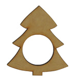 Paquete de anillos para servilletas de figuras navideñas mdf 6mm-9 cm (9469)
