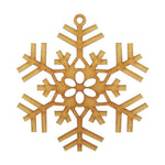 Adorno de Copo de nieve para colgar mdf 3mm - 40 cm de diámetro (7662)