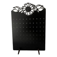 Porta Aretes Con Adorno De Girasol A Color Personalizado