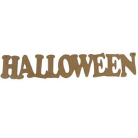 Letras Decorativas De Halloween - 10 X 53 Cm (6321)